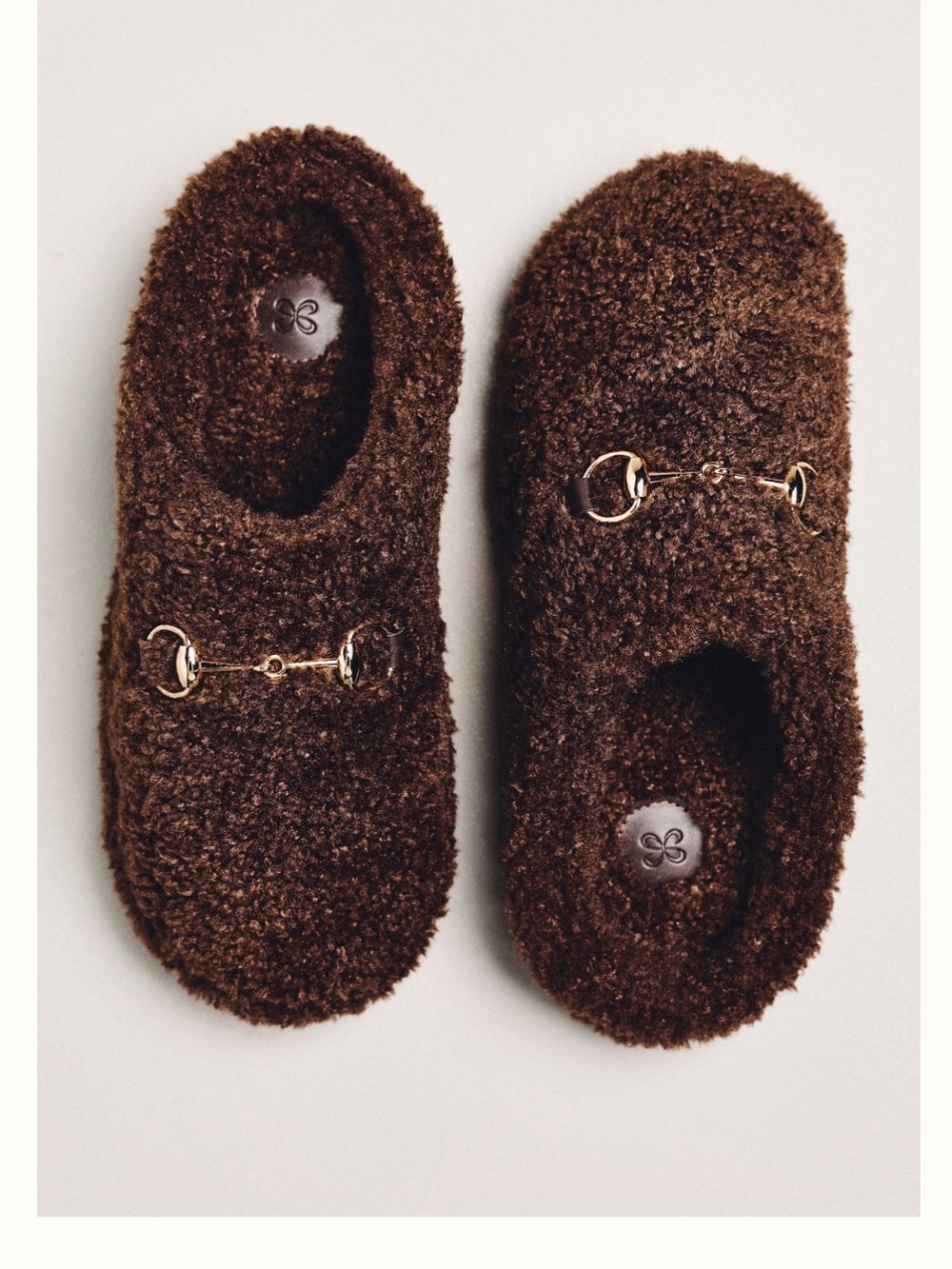 Maeve Sherpa Fleece Bit Scuff Slippers